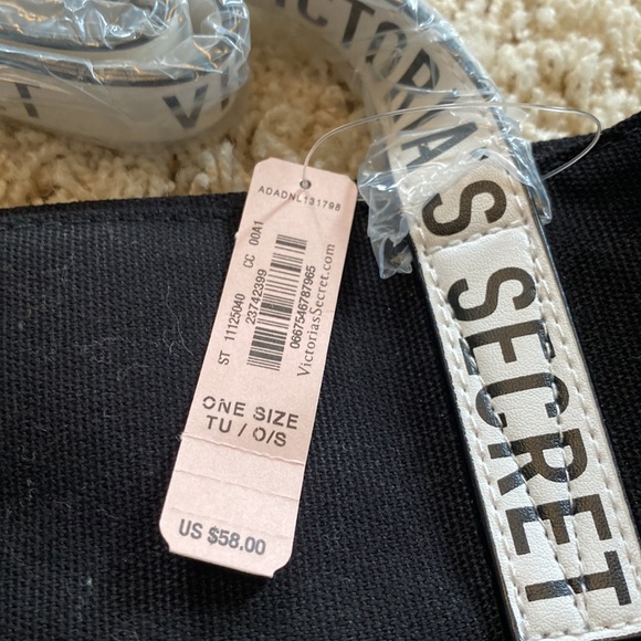 NWT Victoria’s Secret black tote - Picture 2 of 3